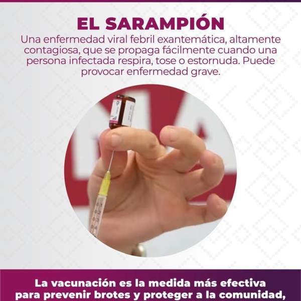 ¿No recuerdas si te vacunaste contra el sarampión? Ante la duda, vacúnate: SSP
